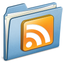 Blue RSS icon